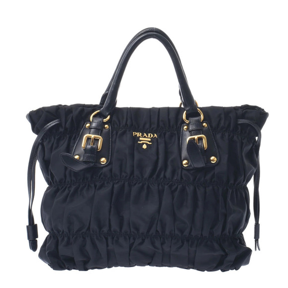 Prada Handbags - PRADA Bag Black Leather Handbag